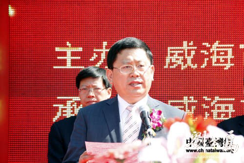 刘公岛管委会主任袁学恩。（中国台湾网 刘海伟 摄）